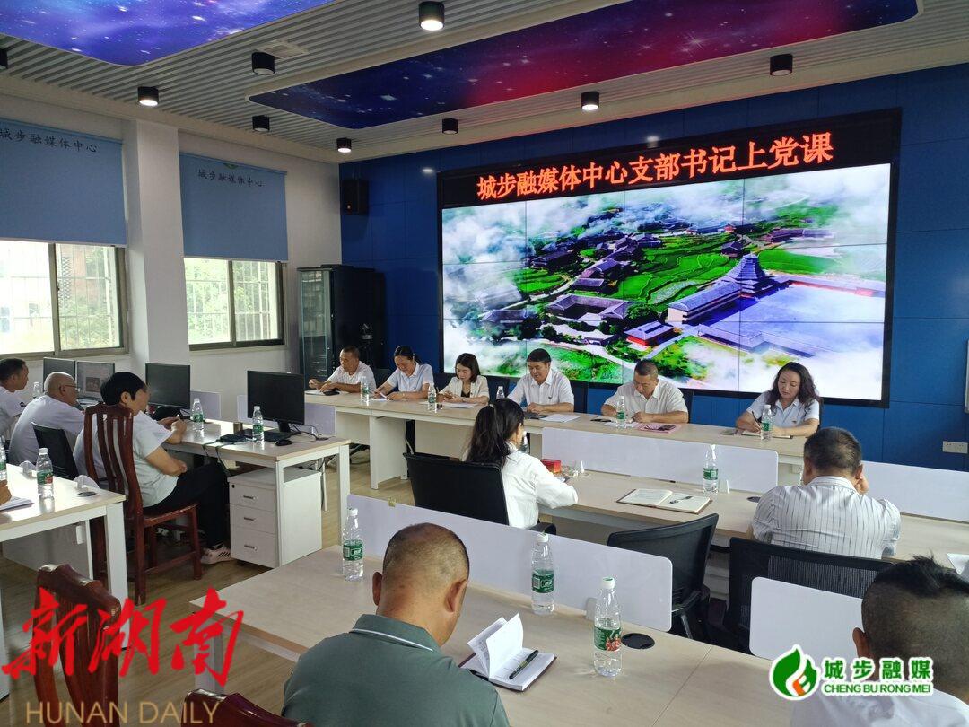 城步融媒体中心:“一月一课一片一实践” 让组织生活“底色”更亮_邵阳头条网